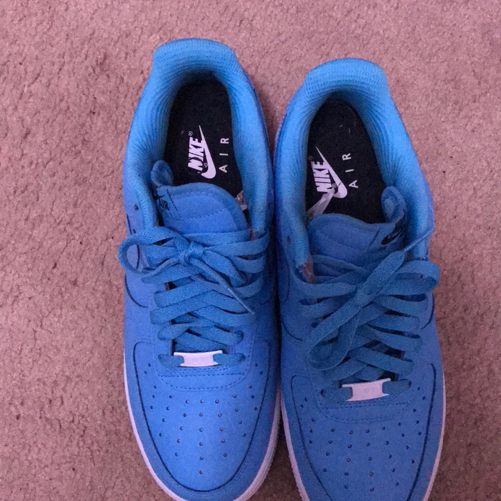 Brand new Air Force 1’s blue